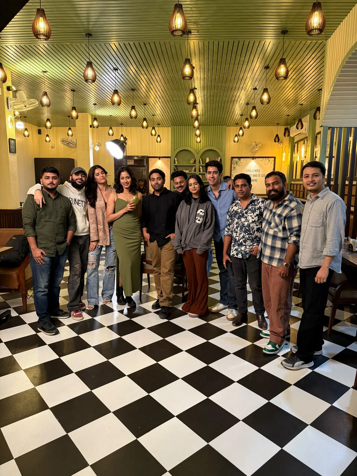 The Freaky Mack crew together on set