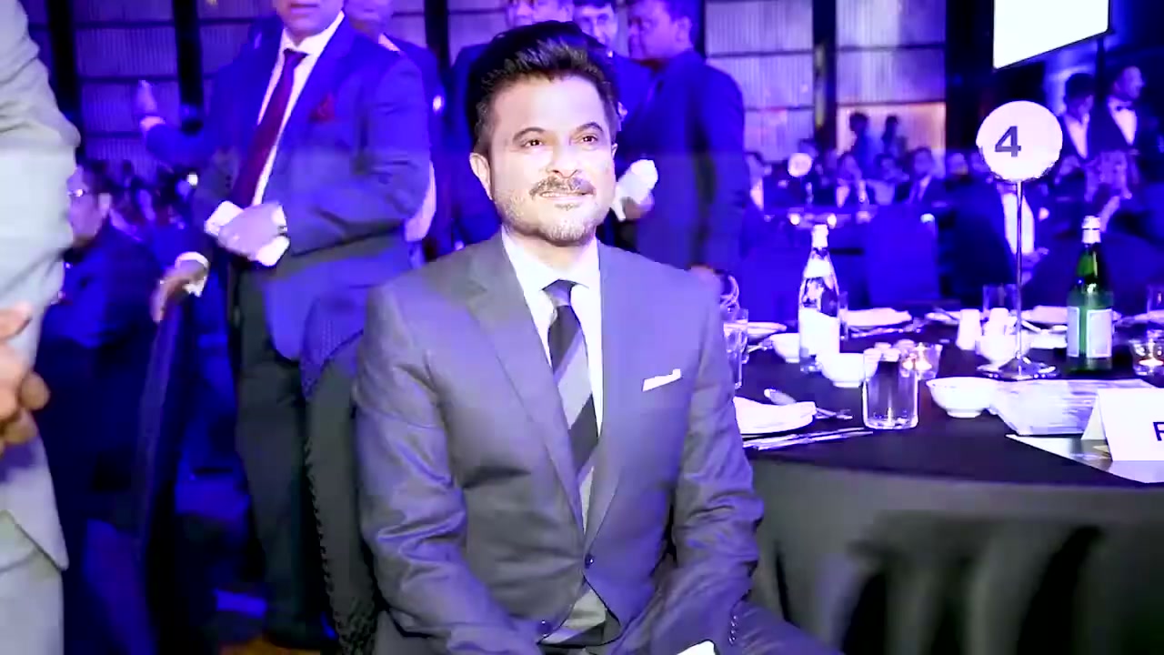 Guest of honour seated in the ballroom